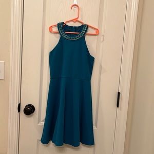 Poppies & Roses teal dress! SIZE 8